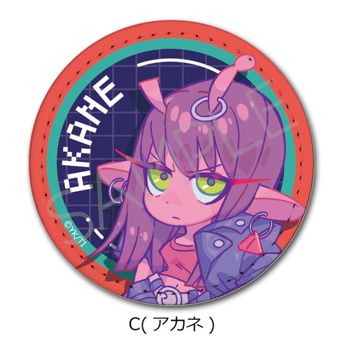 『銀河特急 ミルキー☆サブウェイ』レザーバッジ C アカネ